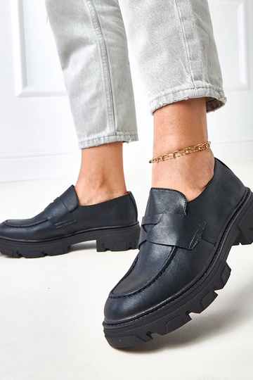 Mocassins noirs mats pour... 2