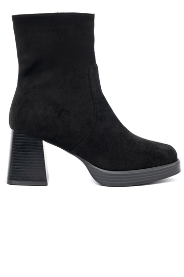 Style élégant couleur noire chaussures sur un poteau stable 2