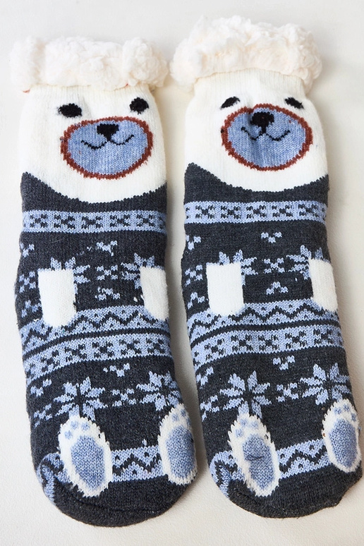 Chaussettes couleur graphite avec...