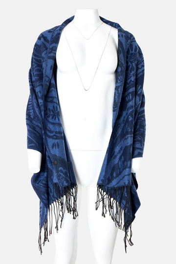 Écharpe noir et brun avec...