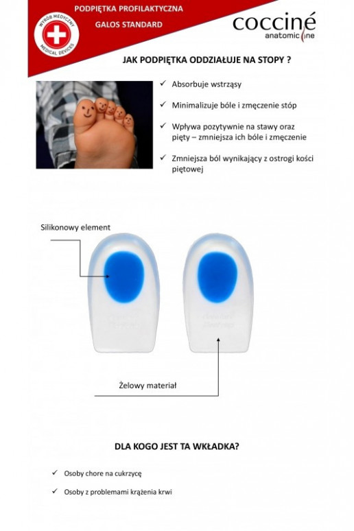 COCCINE GALOS Chaussettes à talons Activé OstrogiŻelu