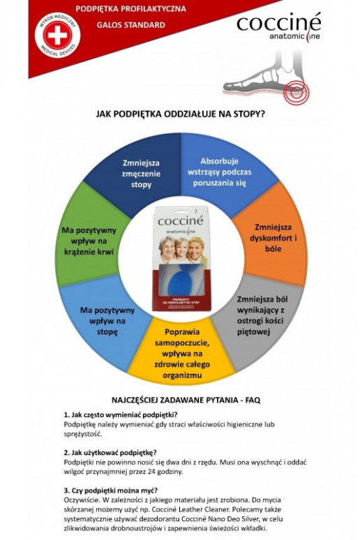 COCCINE GALOS Chaussettes à talons Activé OstrogiŻelu