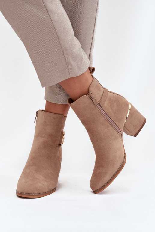 réchauffer Bottes pour femmes Ze couleur doréemi Elementami beige Ambrine