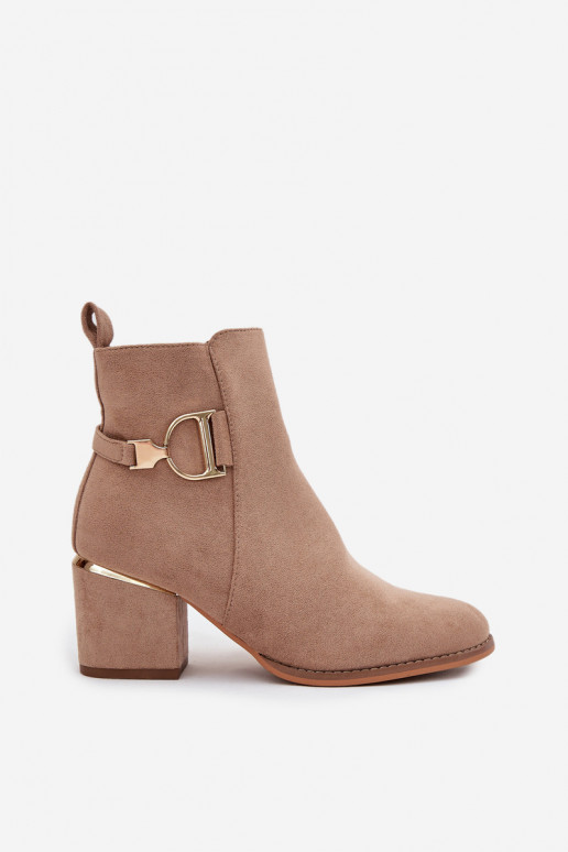 réchauffer Bottes pour femmes Ze couleur doréemi Elementami beige Ambrine
