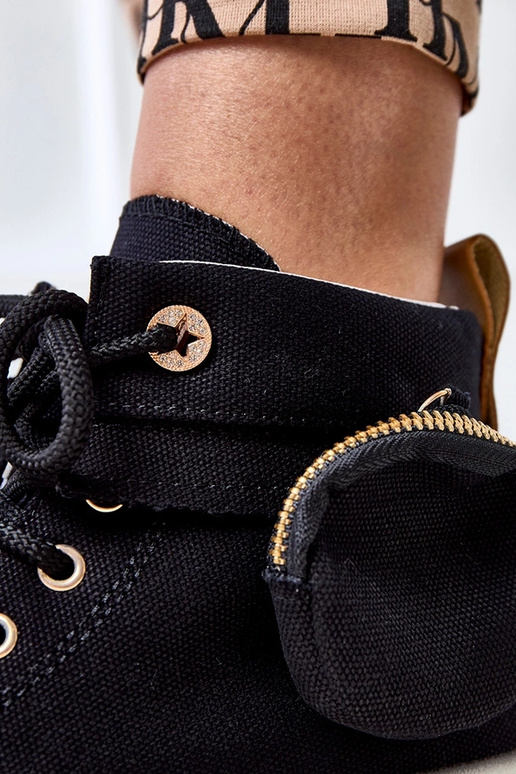 Baskets montantes noires avec... Baskets montantes noires avec...