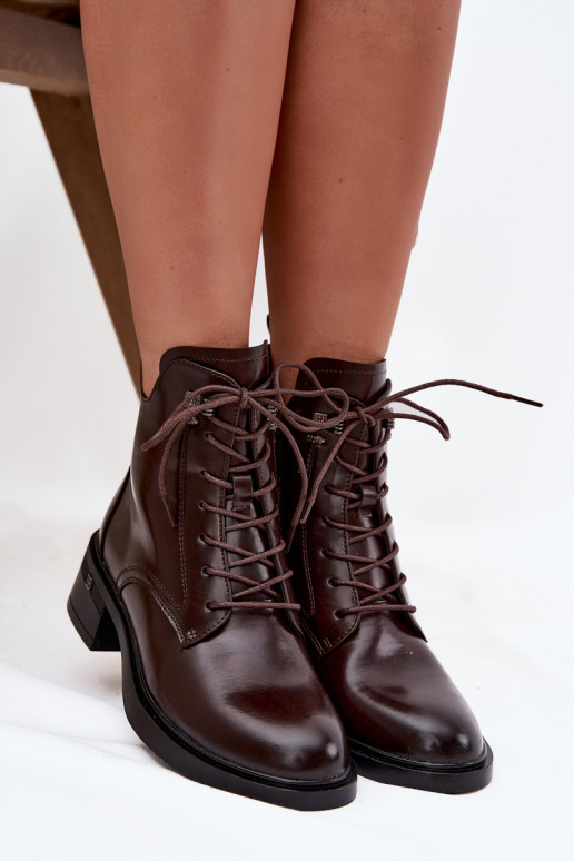 réchauffer Bottes pour femmes Klocke Vinceza 58602 CzekoladoÀe