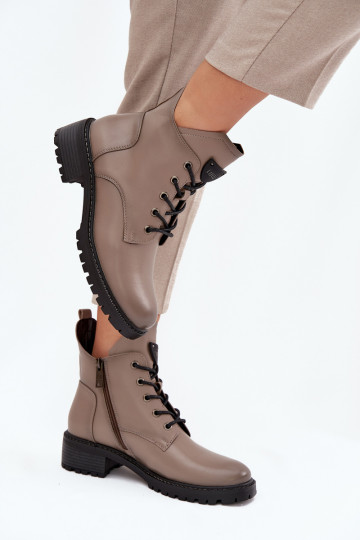 Bottines femme doublées Klocke Vinceza 58609, couleur grise