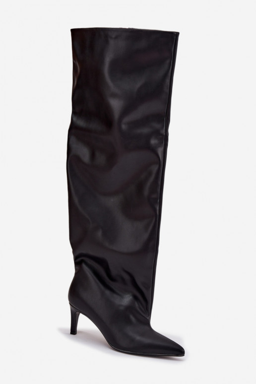 bottes pour femmes avec des talons fins Un modèle convaincant couleur noire Il fautvilla bottes pour femmes avec des talons fins Un modèle convaincant couleur noire Il fautvilla