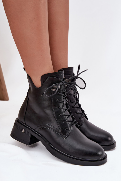 réchauffer Bottes pour femmes Klocke Vinceza 58602 couleur noire