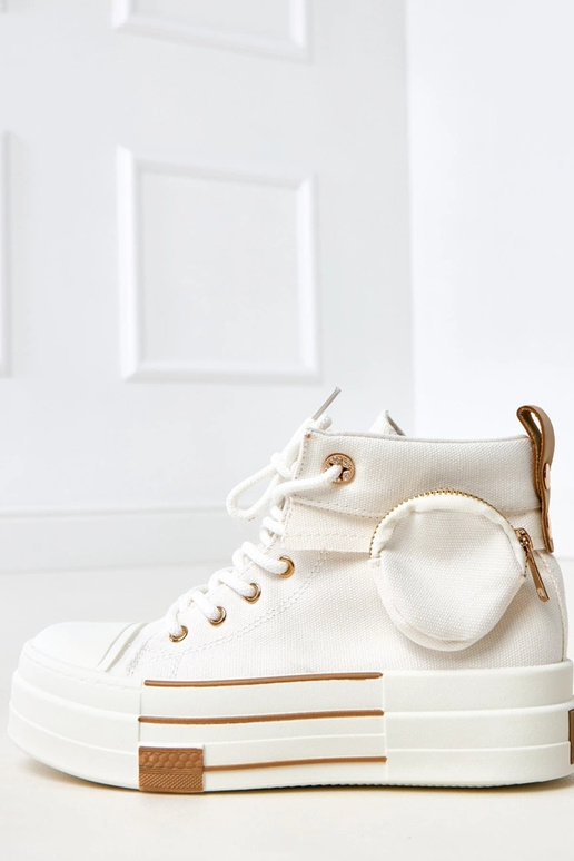 Baskets hautes blanches avec... Baskets hautes blanches avec...