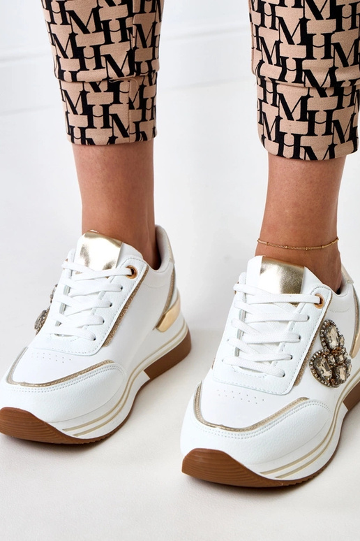 Baskets blanches avec plateforme... Baskets blanches avec plateforme...