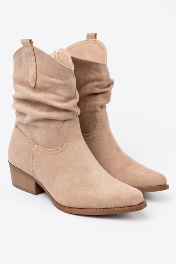 beige Chaussures de femme o klasycznym kroju