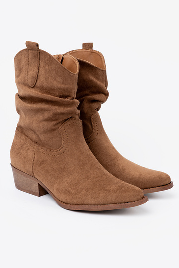 marron Chaussures de femme o klasycznym kroju