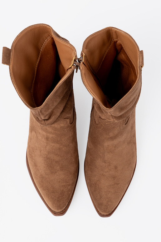 marron Chaussures de femme o klasycznym kroju