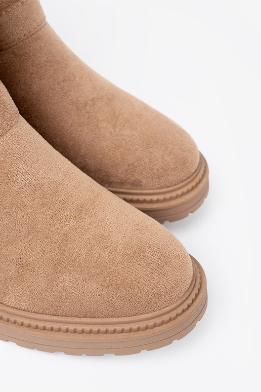 couleur caramel chaussures z ozdobnymi dorémi klamrami