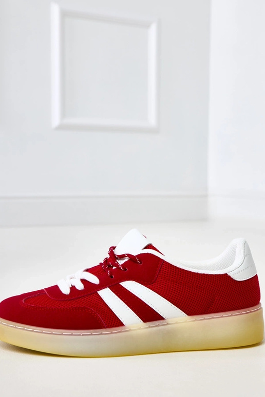 Baskets en mesh rouges avec insert... Baskets en mesh rouges avec insert...