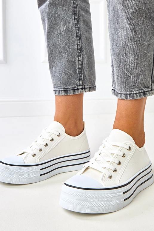 Bottines plateforme blanches Talah Bottines plateforme blanches Talah