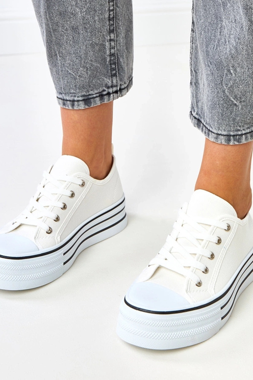 Bottines plateforme blanches Talah Bottines plateforme blanches Talah