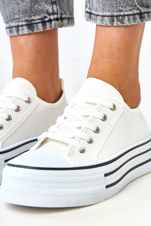 Bottines plateforme blanches Talah Bottines plateforme blanches Talah