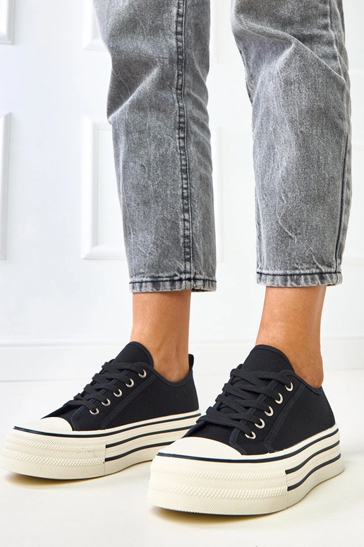 Bottines plateforme noires Talah Bottines plateforme noires Talah