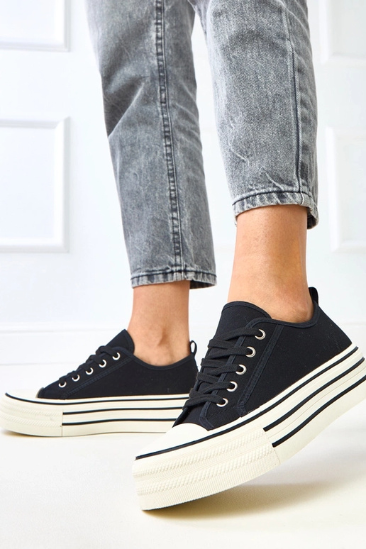 Bottines plateforme noires Talah Bottines plateforme noires Talah