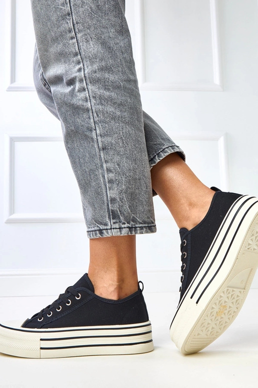 Bottines plateforme noires Talah Bottines plateforme noires Talah