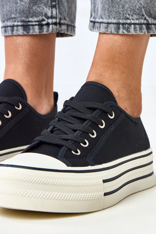 Bottines plateforme noires Talah Bottines plateforme noires Talah