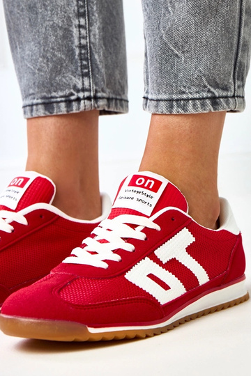 Baskets sport rouges avec... 2