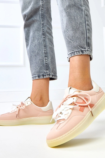 Baskets roses sur plateforme "Eriksen"
