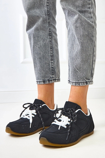 Baskets noires avec double... 2