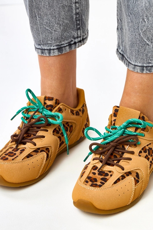 Baskets léopard avec double lacet Casey Baskets léopard avec double lacet Casey