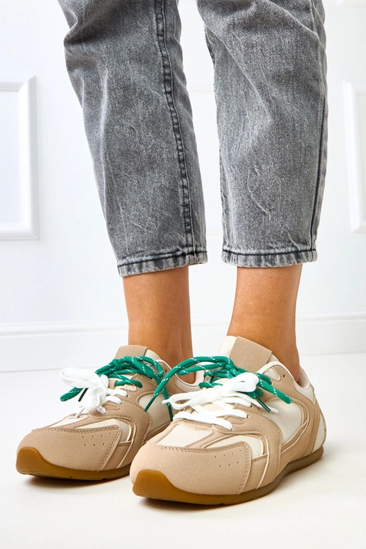 Baskets sable avec double lacet Casey Baskets sable avec double lacet Casey