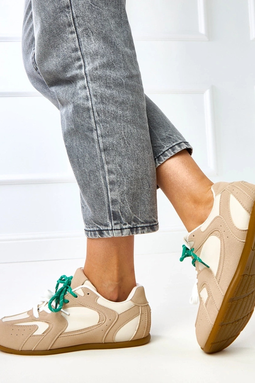 Baskets sable avec double lacet Casey Baskets sable avec double lacet Casey