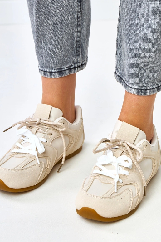 Baskets sable avec double lacet Casey Baskets sable avec double lacet Casey