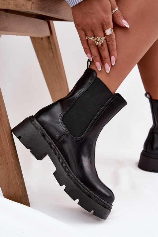 réchauffer bottes élégantes Au Château couleur noire Niviane réchauffer bottes élégantes Au Château couleur noire Niviane