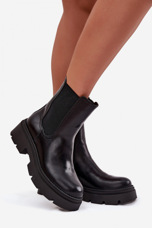 réchauffer bottes élégantes Au Château couleur noire Niviane réchauffer bottes élégantes Au Château couleur noire Niviane