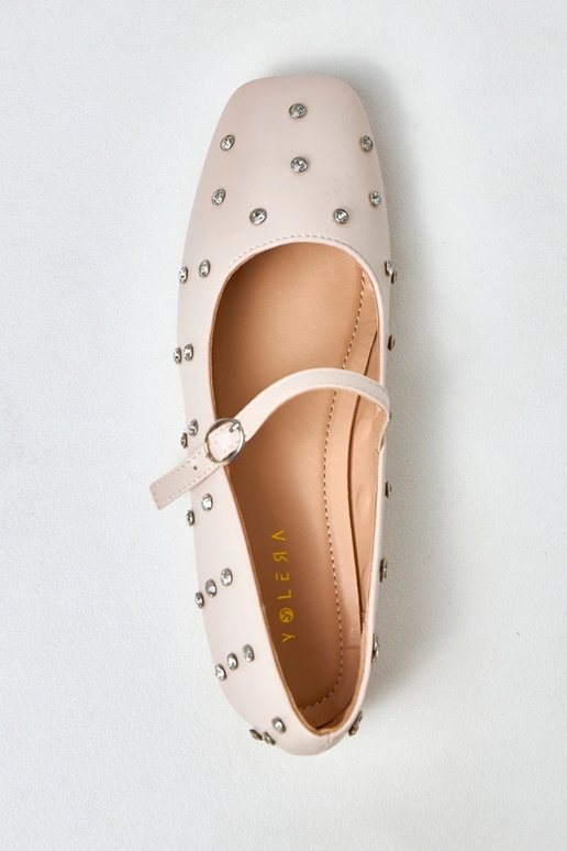 Ballerines couleur sable avec... Ballerines couleur sable avec...