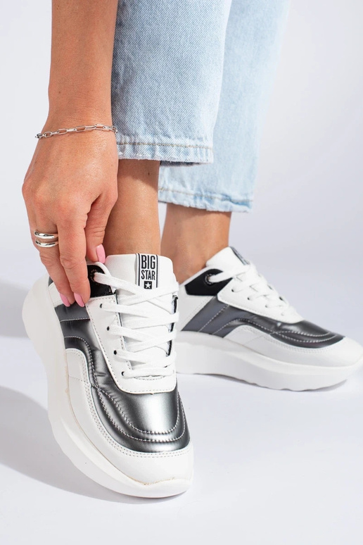 couleur blanche Chaussures modèle baskets BIG STAR II274335