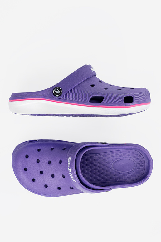 Couleur violette chaussures typu Crocs