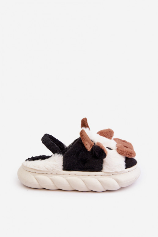 Puéril avec un manteau de fourrure Chaussons Avec un thème KroÀy couleur blanche Tamorrin Puéril avec un manteau de fourrure Chaussons Avec un thème KroÀy couleur blanche Tamorrin