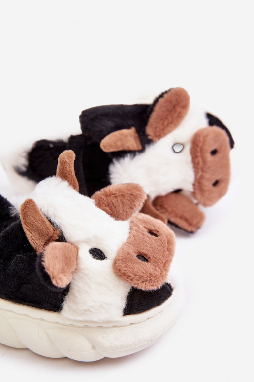 Puéril avec un manteau de fourrure Chaussons Avec un thème KroÀy couleur blanche Tamorrin Puéril avec un manteau de fourrure Chaussons Avec un thème KroÀy couleur blanche Tamorrin