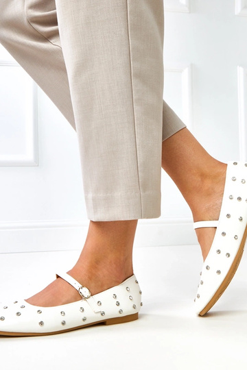 Ballerines blanches avec... 2