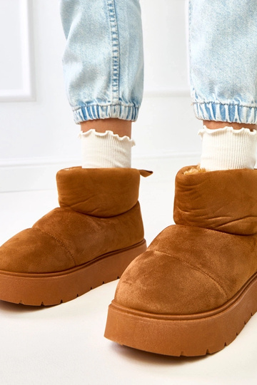 Bottines d'hiver marron...