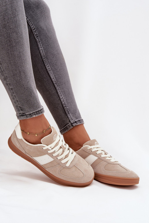 en daim Chaussures modèle baskets Féminin Vinceza 14029 beige en daim Chaussures modèle baskets Féminin Vinceza 14029 beige