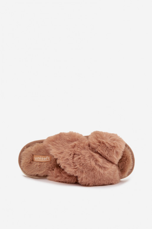 avec un manteau de fourrure Chaussons FémininPrzeplatającymi Się Paskami marron Quenelle avec un manteau de fourrure Chaussons FémininPrzeplatającymi Się Paskami marron Quenelle