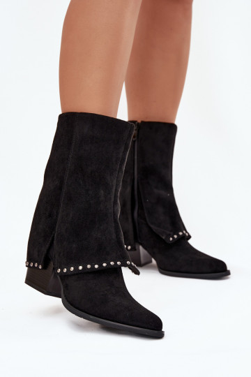 Bottes chaudesDANSyÀiniętą CholeÀką Vinceza 16516 couleur noire 2