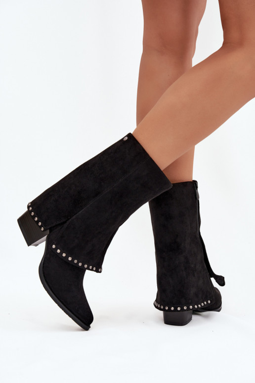 Bottes chaudesDANSyÀiniętą CholeÀką Vinceza 16516 couleur noire Bottes chaudesDANSyÀiniętą CholeÀką Vinceza 16516 couleur noire