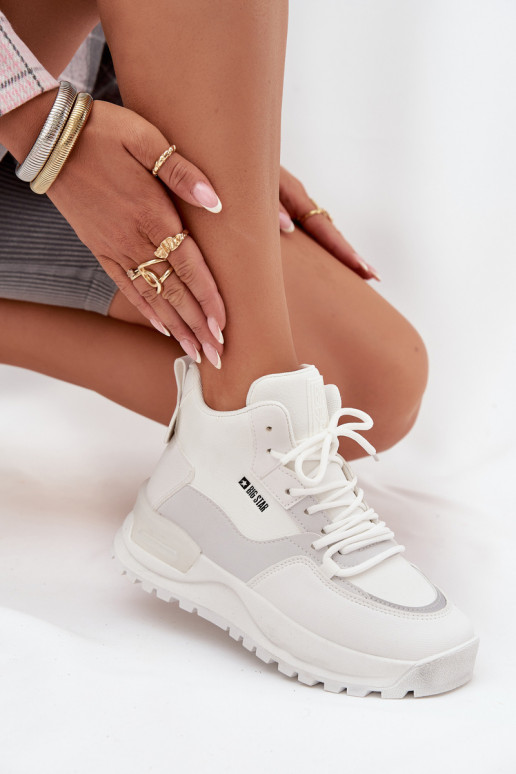 baskets Féminin avec une plateforme Big Star SS274510 couleur blanche baskets Féminin avec une plateforme Big Star SS274510 couleur blanche