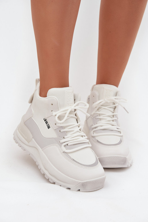 baskets Féminin avec une plateforme Big Star SS274510 couleur blanche baskets Féminin avec une plateforme Big Star SS274510 couleur blanche