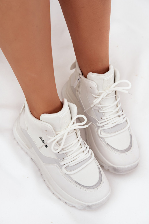 baskets Féminin avec une plateforme Big Star SS274510 couleur blanche baskets Féminin avec une plateforme Big Star SS274510 couleur blanche